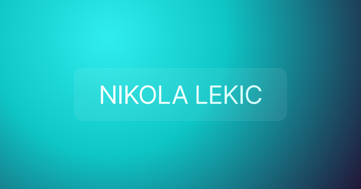 NIKOLA LEKIC