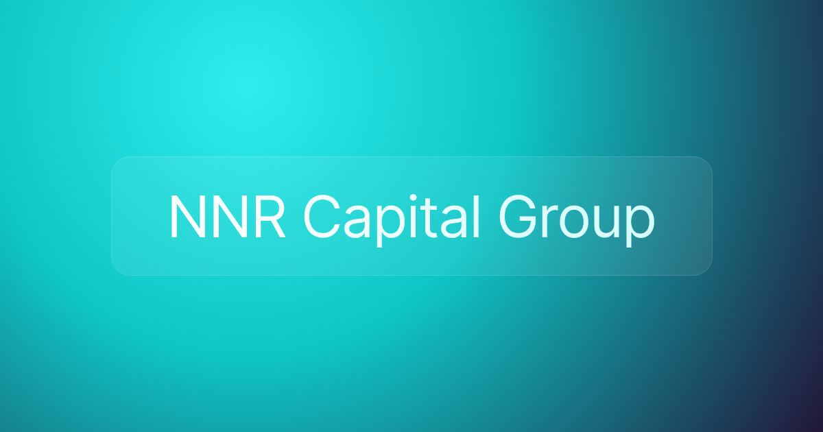 NNR Capital Group
