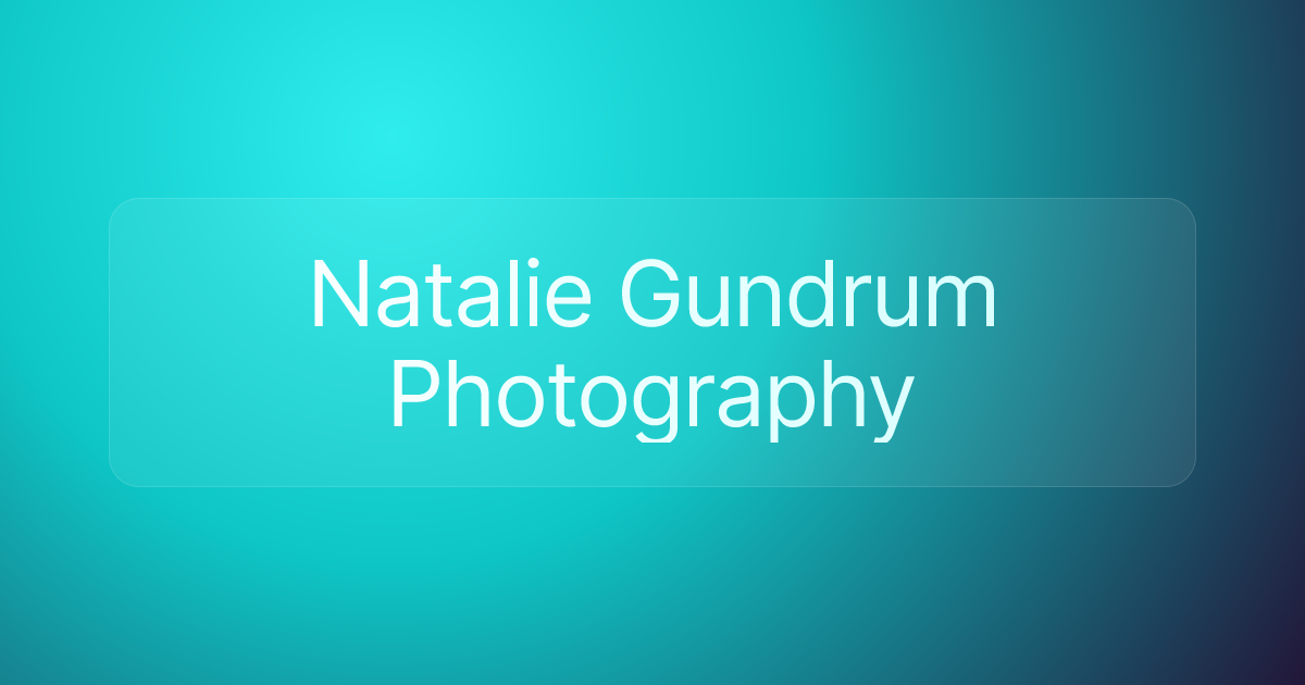 Natalie Gundrum Photography