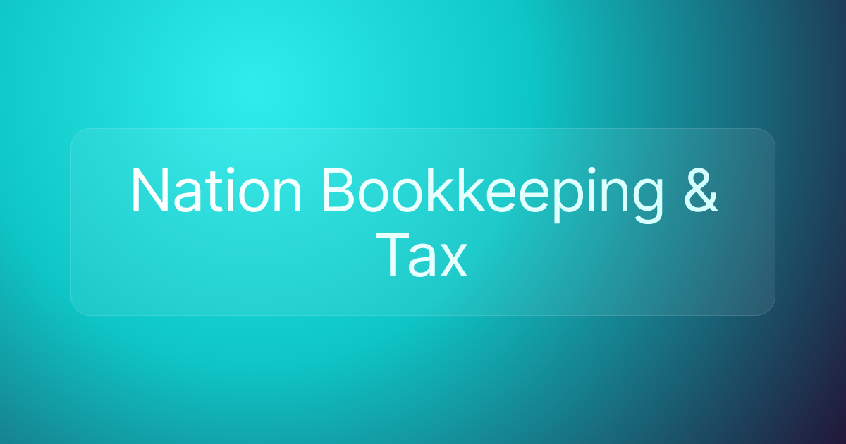 Nation Bookkeeping & Tax