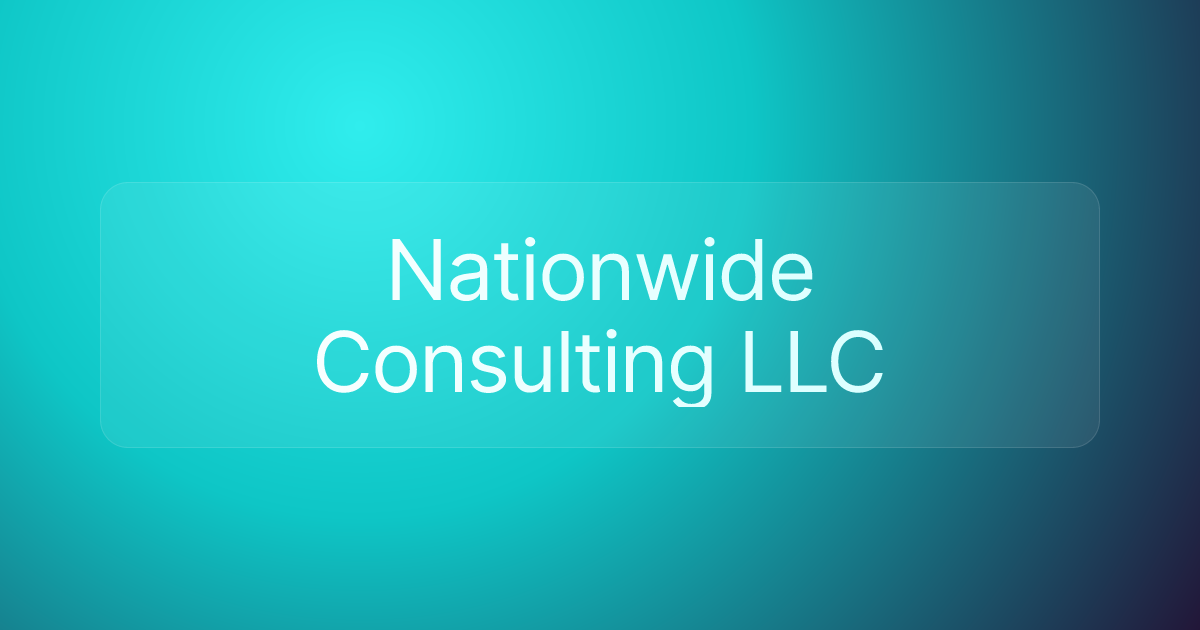 Nationwide Consulting LLC