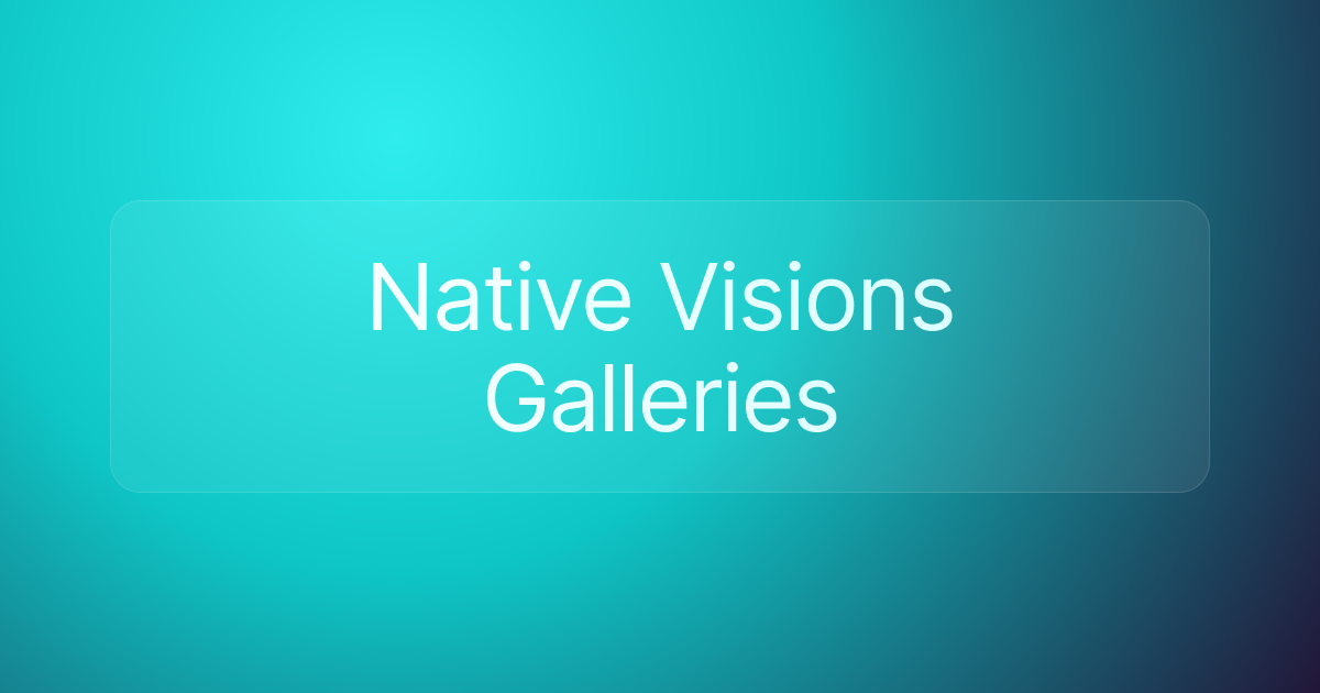 Native Visions Galleries
