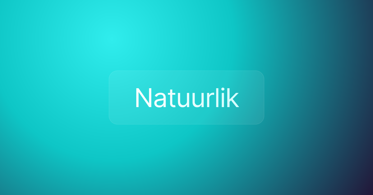 Natuurlik