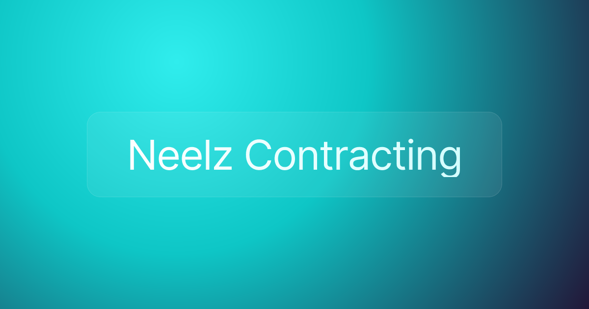 Neelz Contracting