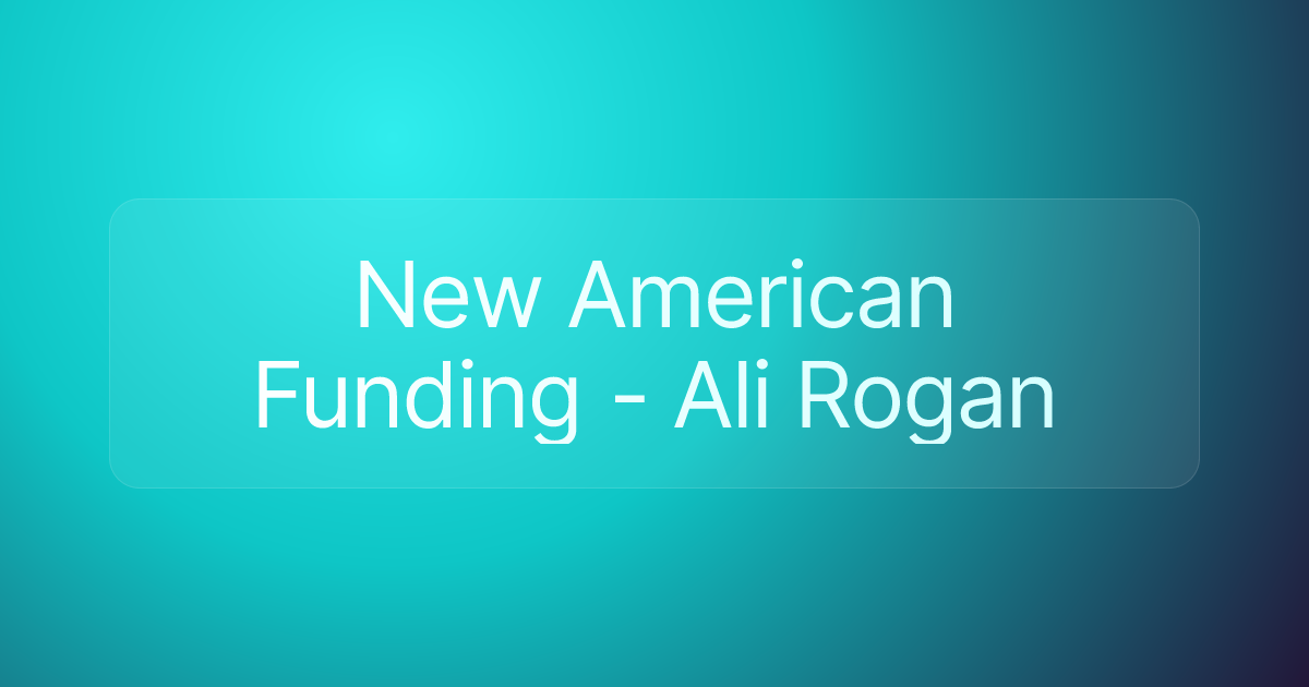 New American Funding - Ali Rogan