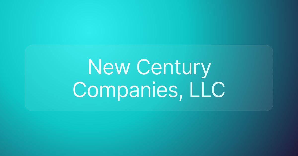 New Century Companies, LLC