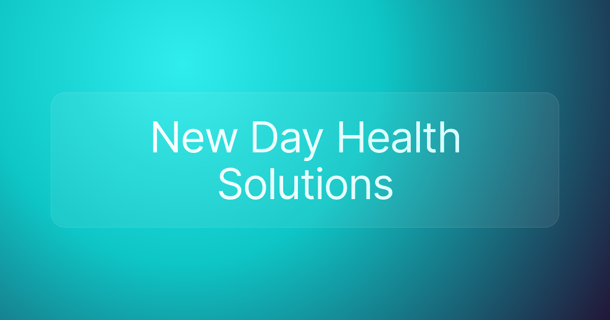 New Day Health Solutions