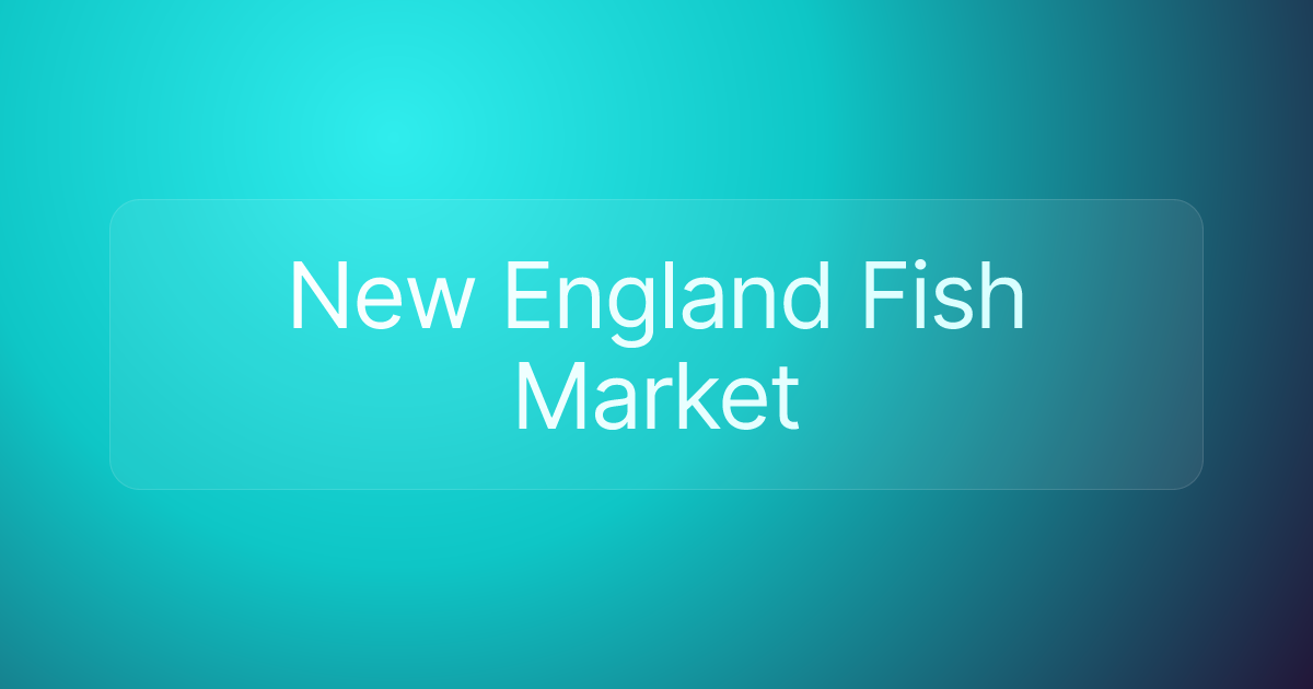 New England Fish Market