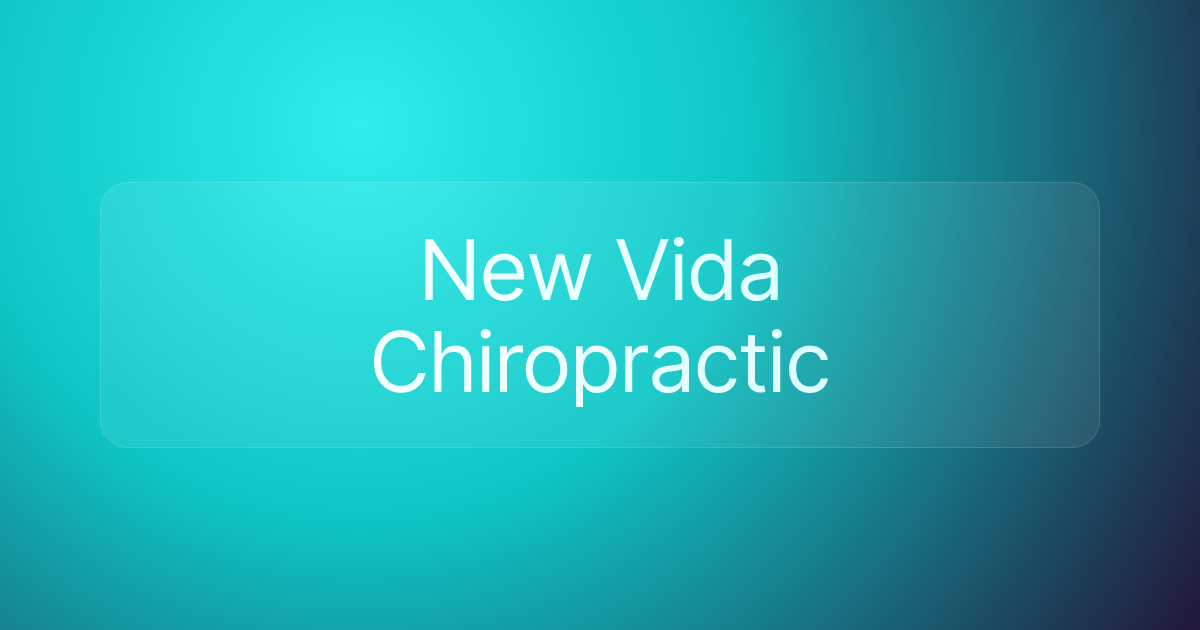 New Vida Chiropractic