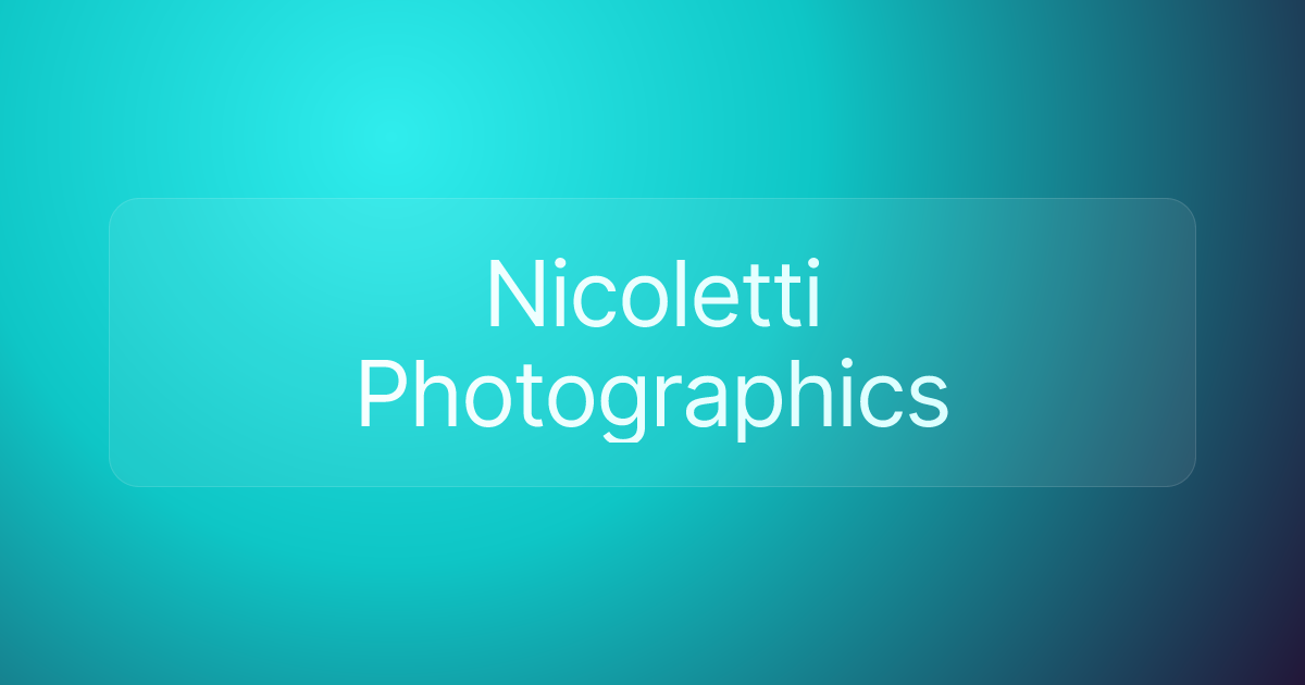Nicoletti Photographics