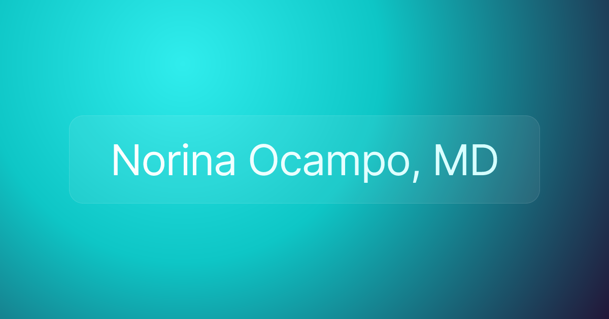 Norina Ocampo, MD