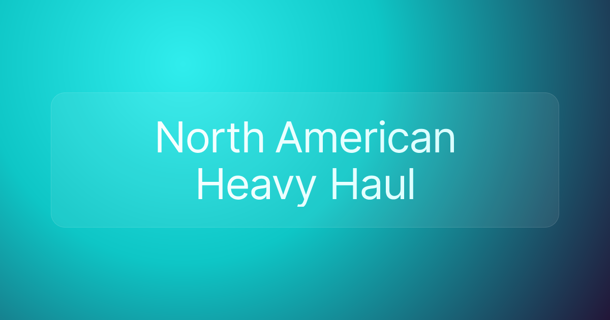 North American Heavy Haul