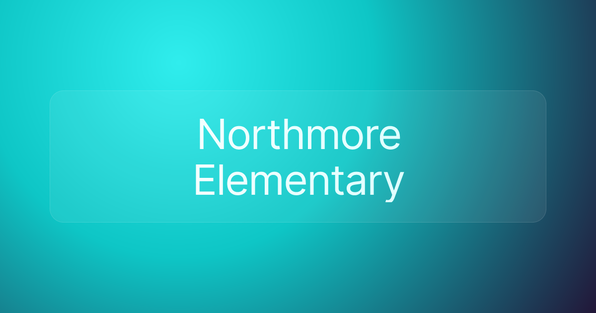 Northmore Elementary