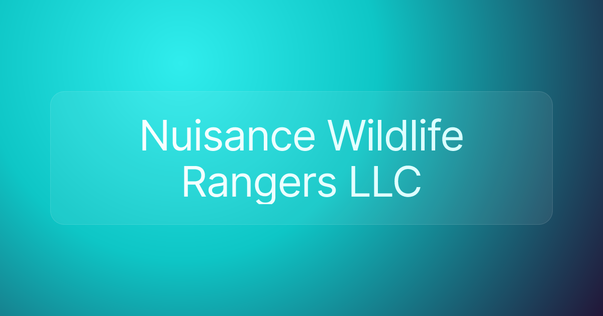 Nuisance Wildlife Rangers LLC