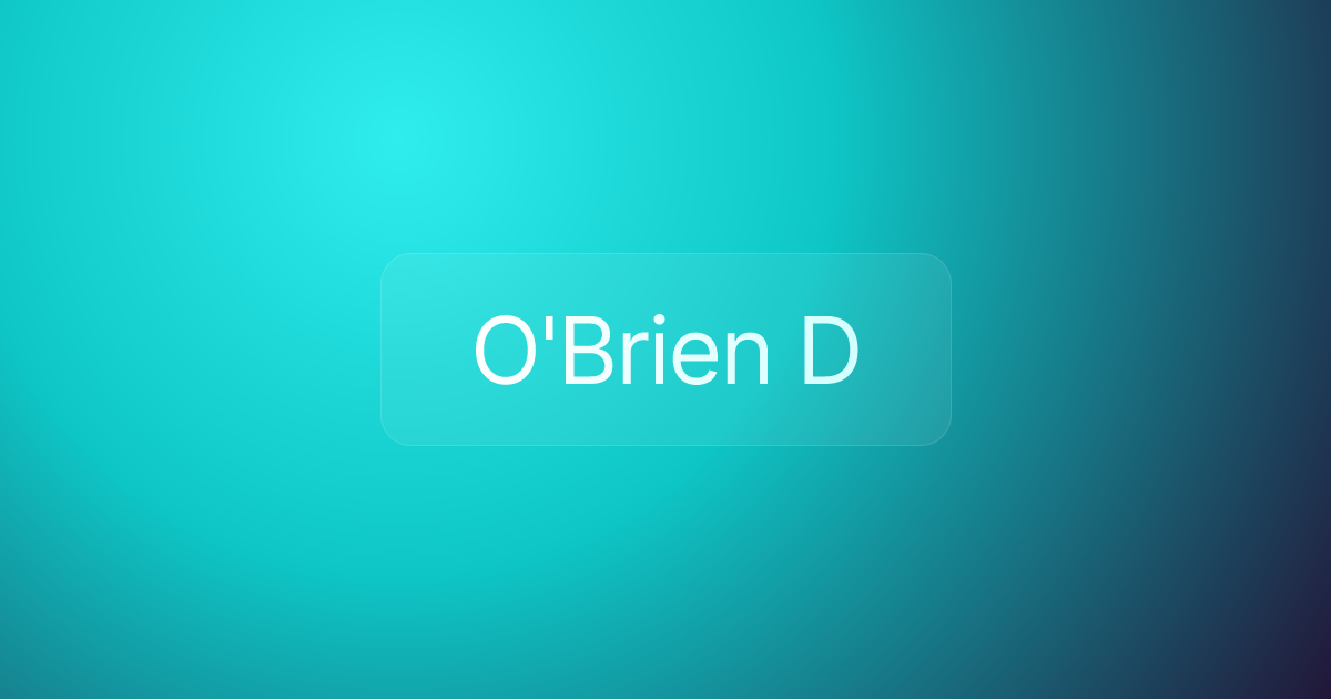 O'Brien D