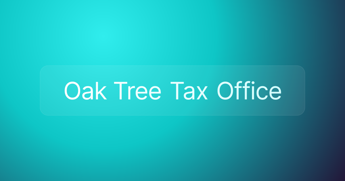 Oak Tree Tax Office