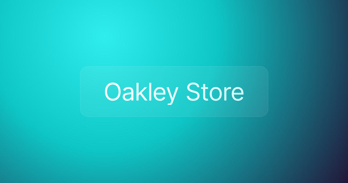 Oakley Store
