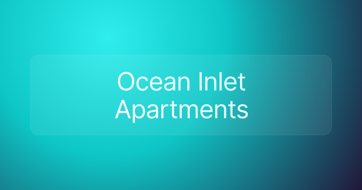 Ocean Inlet Apartments