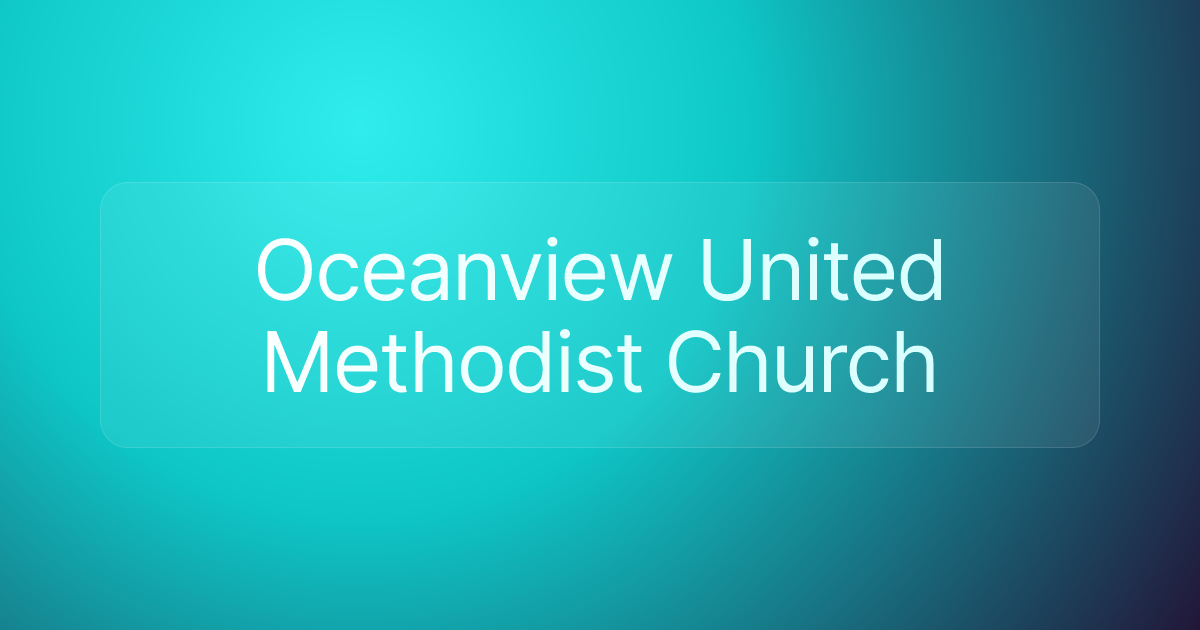 Oceanview United Methodist Church