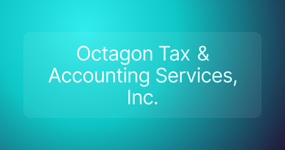 Octagon Tax & Accounting Services, Inc.