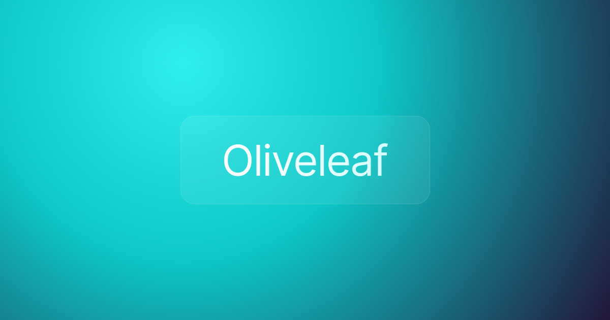 Oliveleaf
