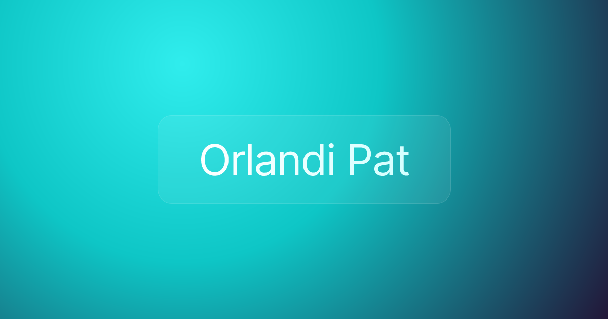Orlandi Pat