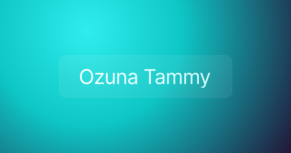 Ozuna Tammy