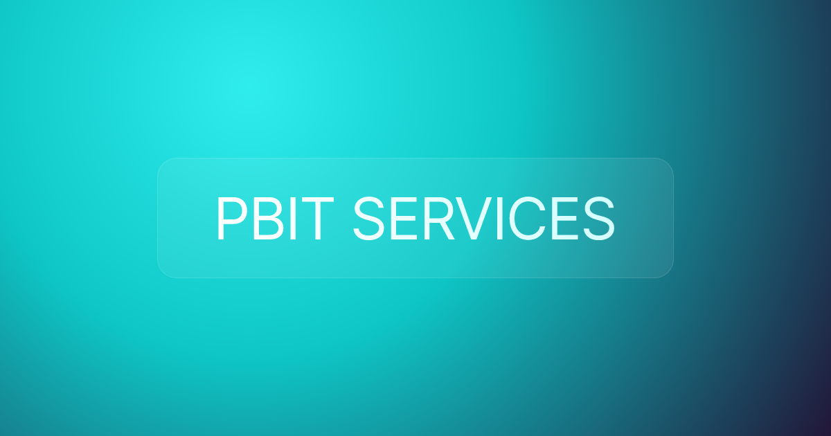 PBIT SERVICES