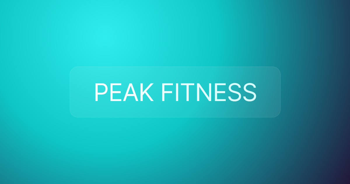 PEAK FITNESS