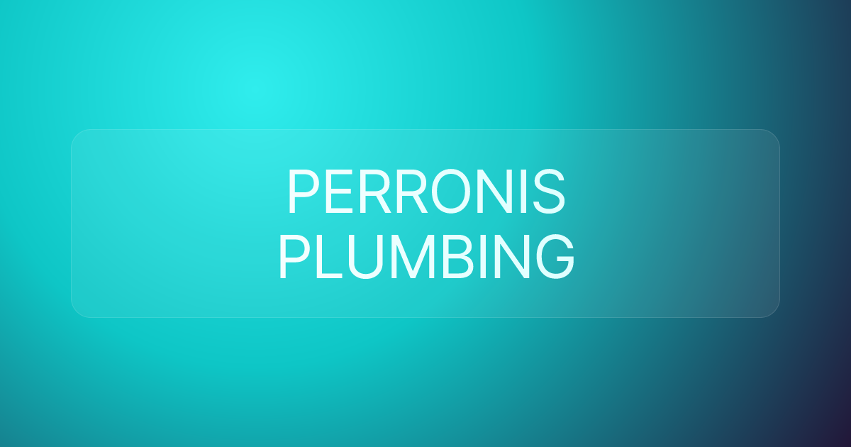 PERRONIS PLUMBING