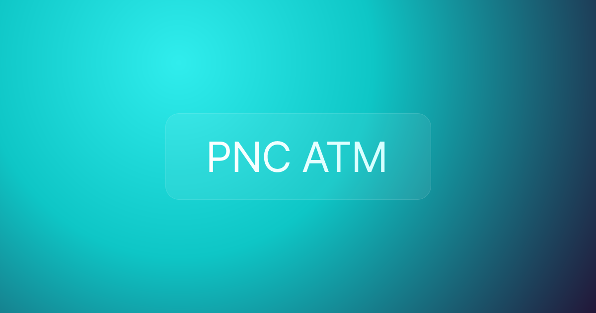 PNC ATM