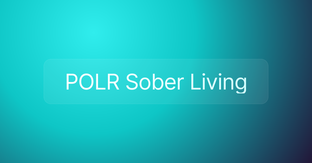POLR Sober Living