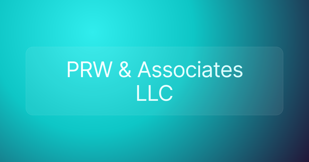 PRW & Associates LLC
