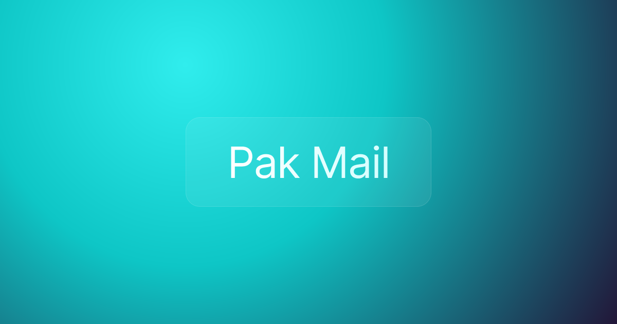 Pak Mail
