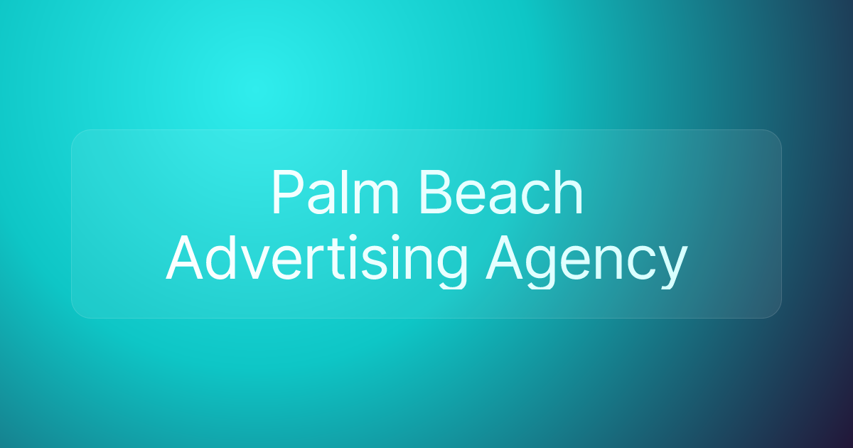Palm Beach Advertising Agency