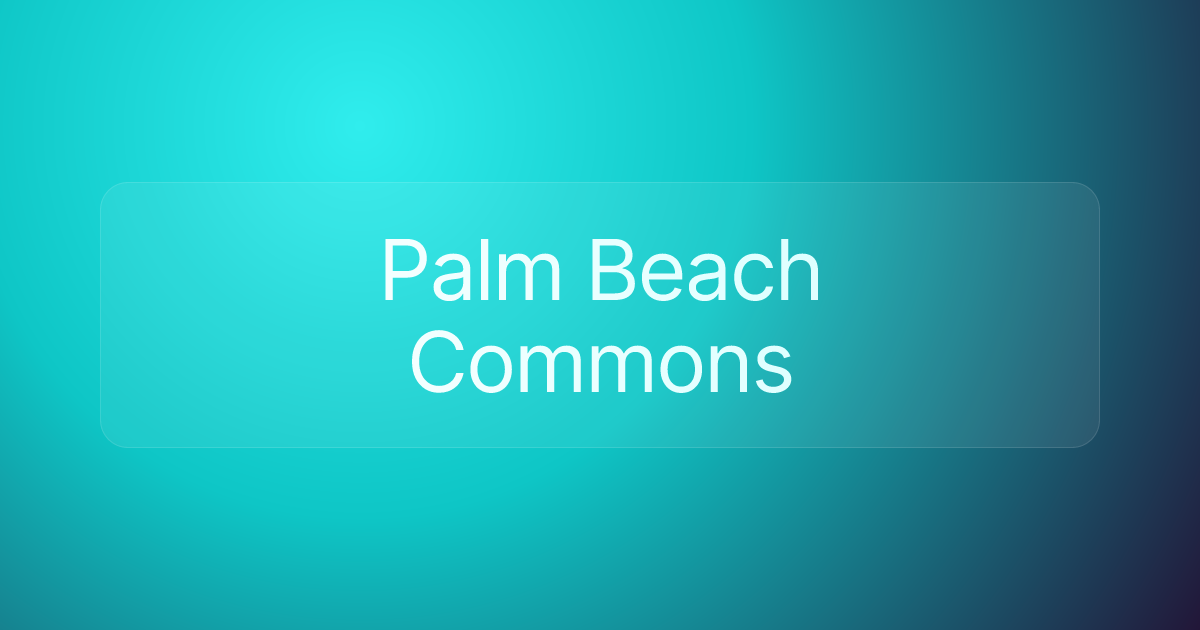 Palm Beach Commons