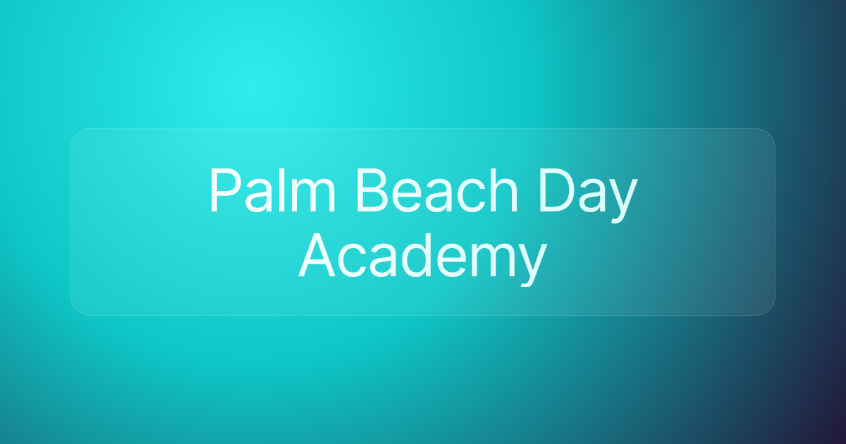 Palm Beach Day Academy