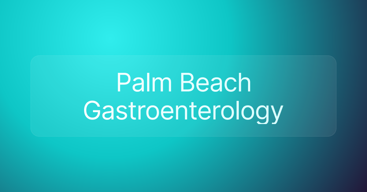 Palm Beach Gastroenterology