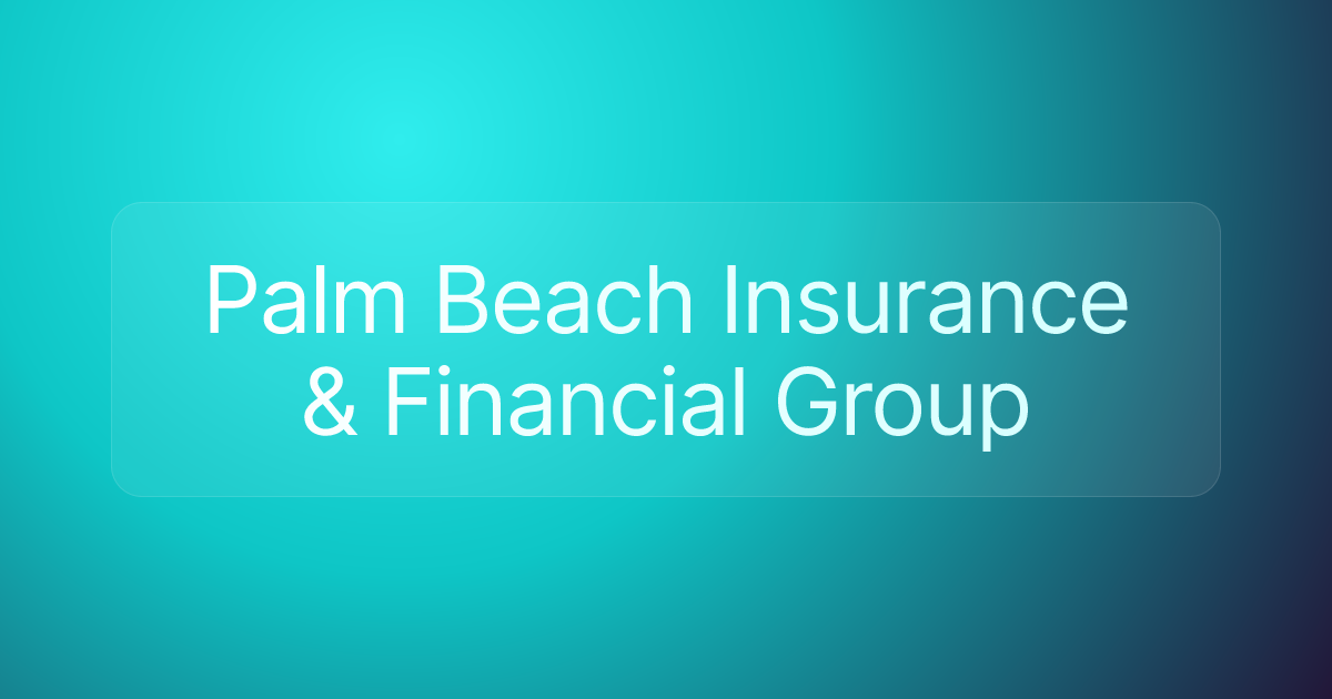 Palm Beach Insurance & Financial Group