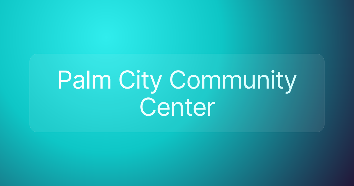 Palm City Community Center