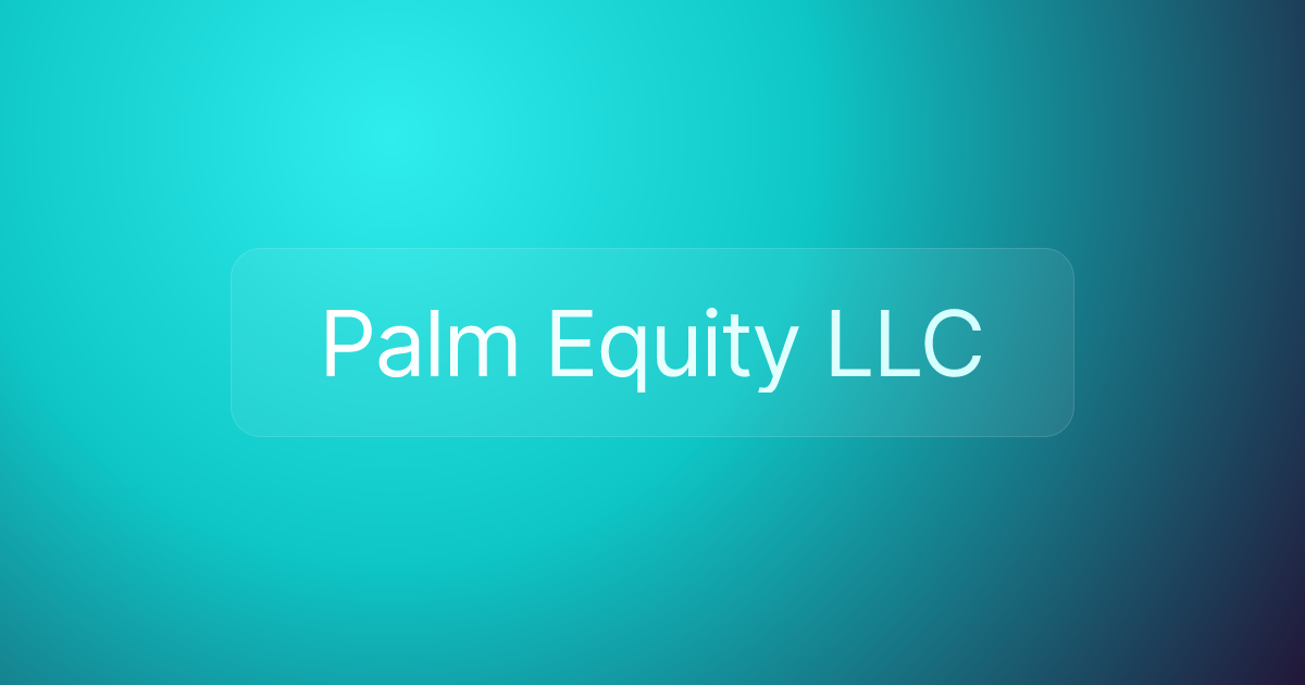 Palm Equity LLC