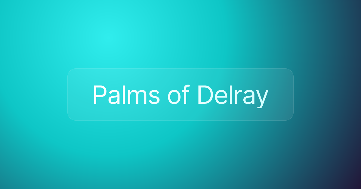 Palms of Delray