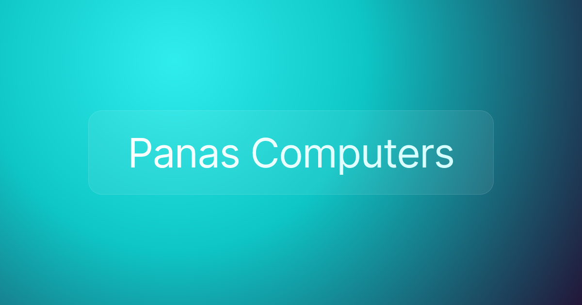 Panas Computers