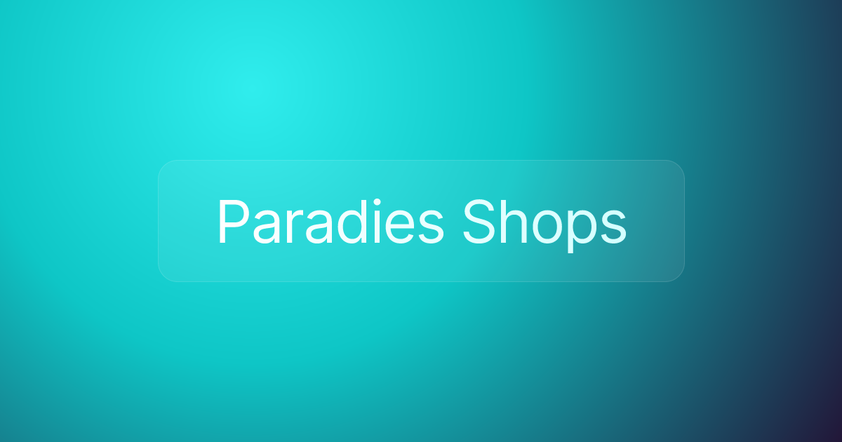 Paradies Shops