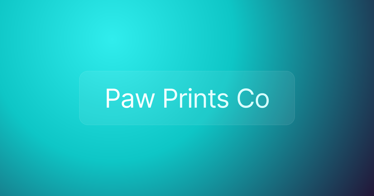Paw Prints Co