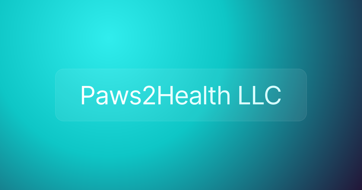 Paws2Health LLC