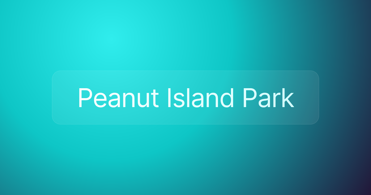 Peanut Island Park