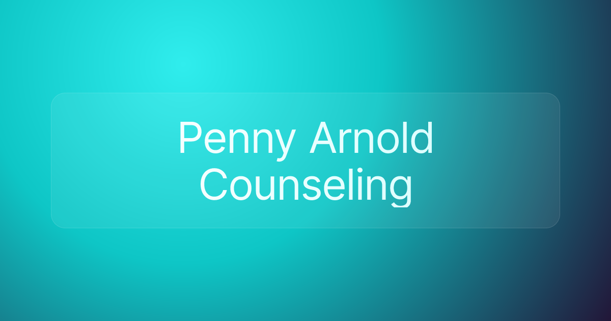 Penny Arnold Counseling