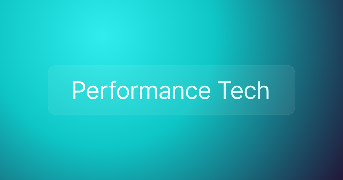 Performance Tech