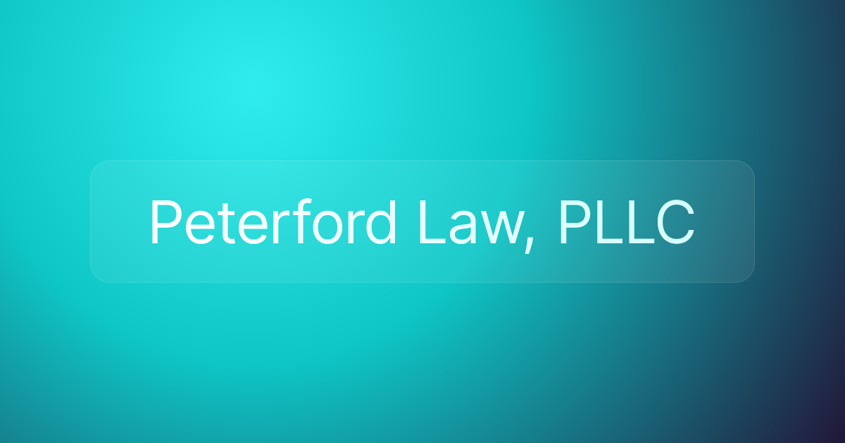 Peterford Law, PLLC